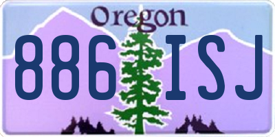 OR license plate 886ISJ