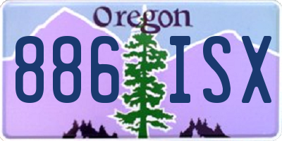 OR license plate 886ISX