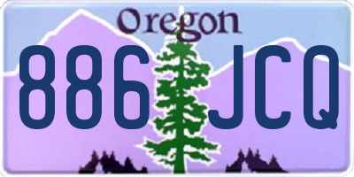 OR license plate 886JCQ