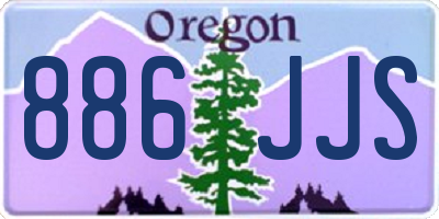 OR license plate 886JJS