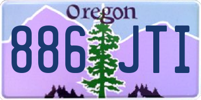 OR license plate 886JTI