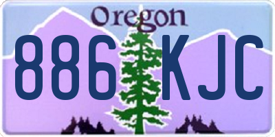 OR license plate 886KJC
