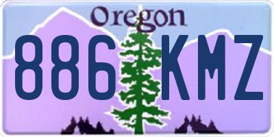 OR license plate 886KMZ