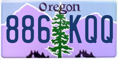 OR license plate 886KQQ