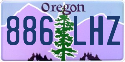 OR license plate 886LHZ