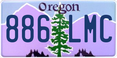 OR license plate 886LMC
