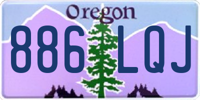 OR license plate 886LQJ