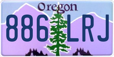 OR license plate 886LRJ
