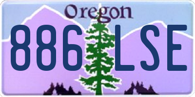 OR license plate 886LSE