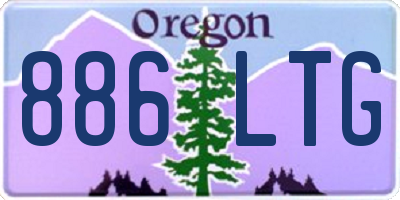OR license plate 886LTG