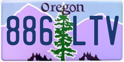 OR license plate 886LTV