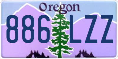 OR license plate 886LZZ