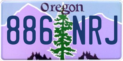 OR license plate 886NRJ