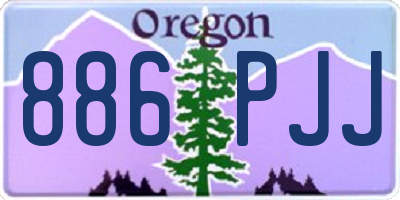 OR license plate 886PJJ