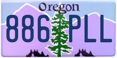 OR license plate 886PLL