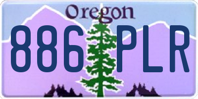 OR license plate 886PLR