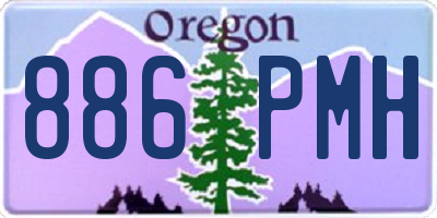 OR license plate 886PMH