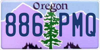 OR license plate 886PMQ