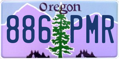 OR license plate 886PMR