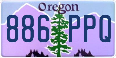 OR license plate 886PPQ