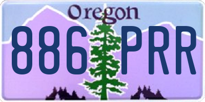 OR license plate 886PRR