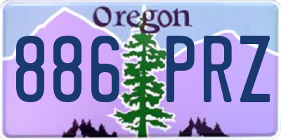 OR license plate 886PRZ