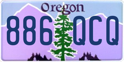 OR license plate 886QCQ