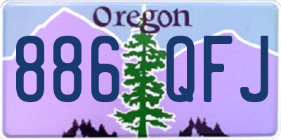 OR license plate 886QFJ