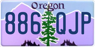 OR license plate 886QJP