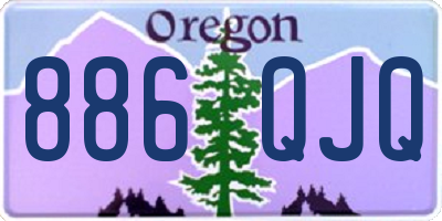 OR license plate 886QJQ