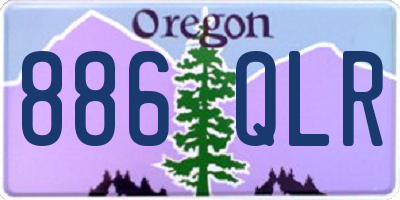 OR license plate 886QLR