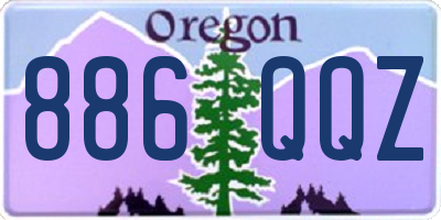 OR license plate 886QQZ