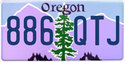 OR license plate 886QTJ