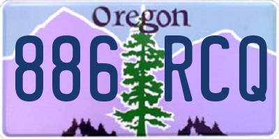 OR license plate 886RCQ