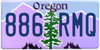 OR license plate 886RMQ