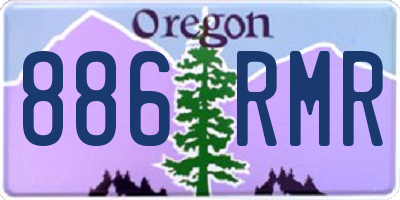 OR license plate 886RMR