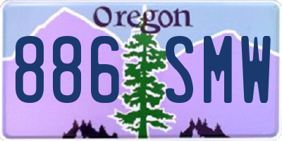OR license plate 886SMW