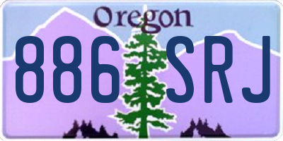 OR license plate 886SRJ