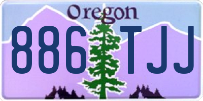 OR license plate 886TJJ