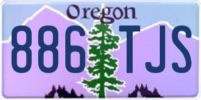 OR license plate 886TJS