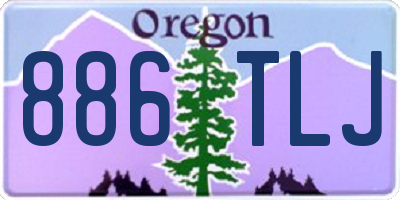 OR license plate 886TLJ