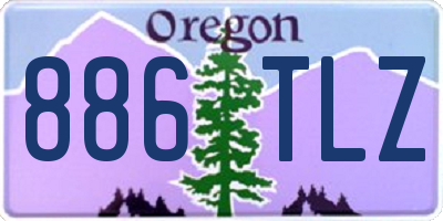 OR license plate 886TLZ