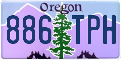 OR license plate 886TPH