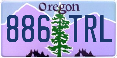 OR license plate 886TRL