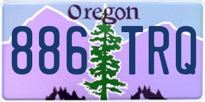 OR license plate 886TRQ