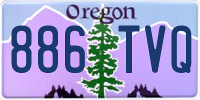 OR license plate 886TVQ