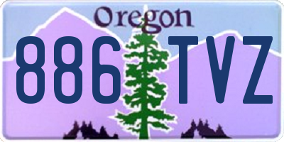 OR license plate 886TVZ
