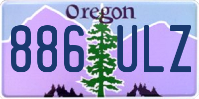 OR license plate 886ULZ