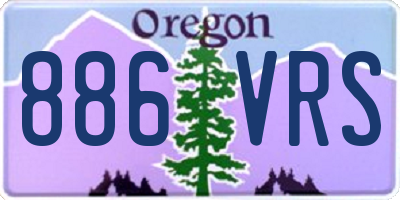 OR license plate 886VRS