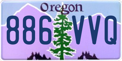 OR license plate 886VVQ